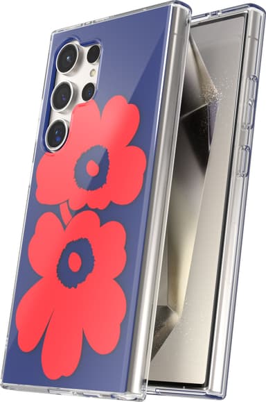 Samsung Galaxy S24 Ultra Marimekko Dual Layer skal (blått/rött)