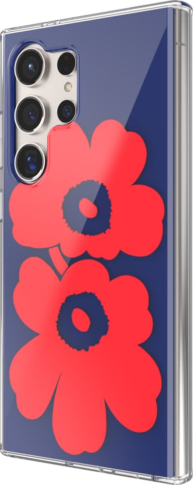 Samsung Galaxy S24 Ultra Marimekko Dual Layer skal (blått/rött)