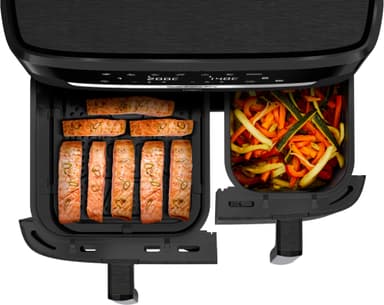OBH Nordica XXL Dual Easy Fry airfryer AG9428S0 (svart)