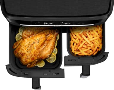 OBH Nordica XXL Dual Easy Fry airfryer AG9428S0 (svart)