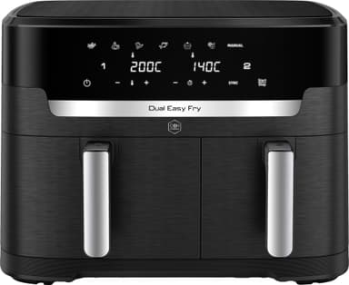 OBH Nordica XXL Dual Easy Fry airfryer AG9428S0 (svart)