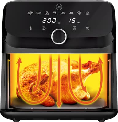 OBH Nordica Easy Fry Mega airfryer AG8558N0 (svart)