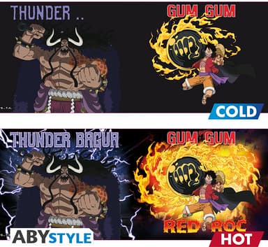 ABYstyle One Piece värmeväxlingsmugg (Luffy vs K)