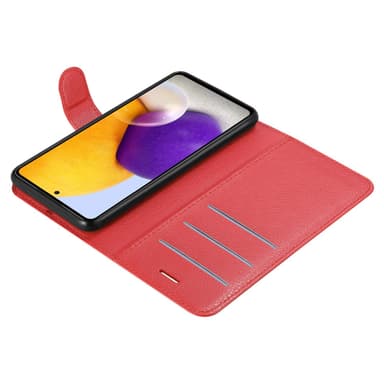 Samsung Galaxy A73 5G Plånboksfodral Skal (Röd)