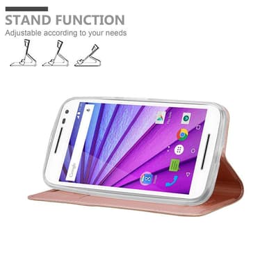 Motorola MOTO G3 Fodral Skal Case (Rosa)