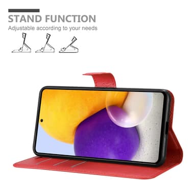 Samsung Galaxy A73 5G Plånboksfodral Skal (Röd)
