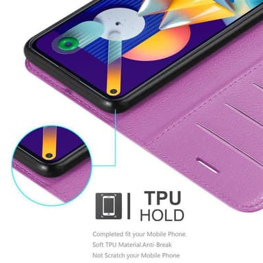 Samsung Galaxy A11 / M11 Plånboksfodral Skal (Lila)
