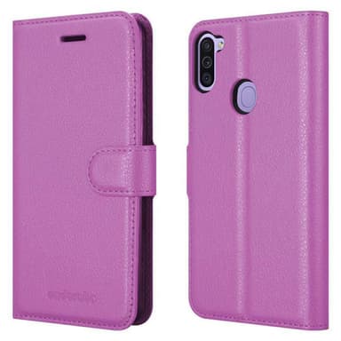 Samsung Galaxy A11 / M11 Plånboksfodral Skal (Lila)