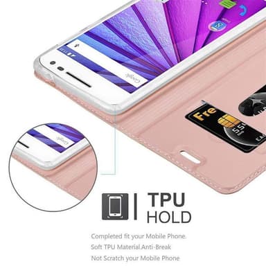 Motorola MOTO G3 Fodral Skal Case (Rosa)