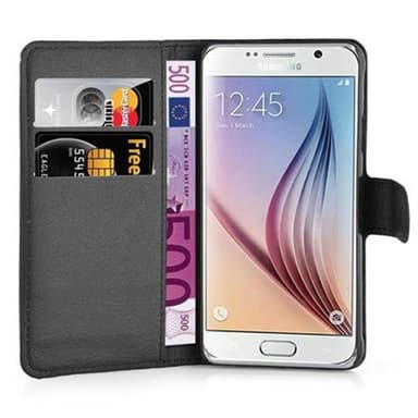 Samsung Galaxy S6 Plånboksfodral Skal (Svart)