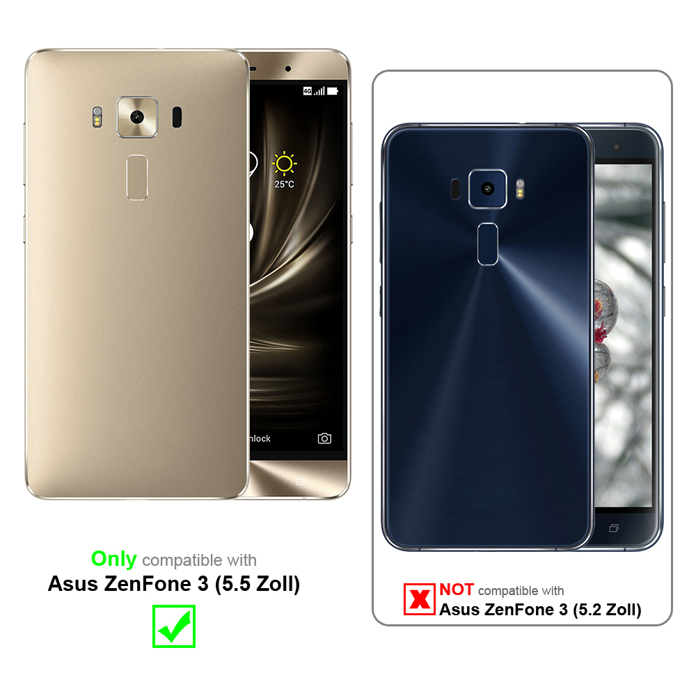 Asus ZenFone 3 (5.5 tum) Fodral Skal Case (Svart)