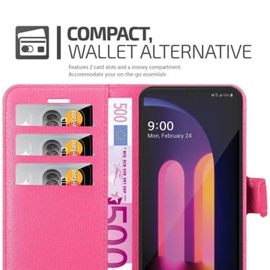 LG V60 ThinQ Plånboksfodral Skal (Rosa)