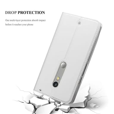 Motorola MOTO X PLAY Fodral Skal Case (Silver)