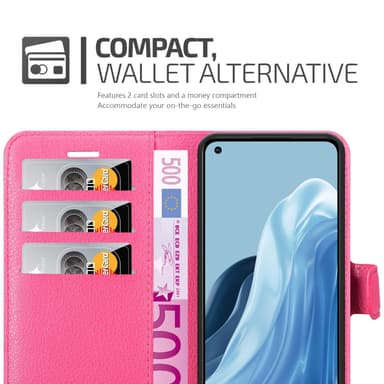 Realme 7 5G Plånboksfodral Skal (Rosa)