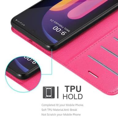 LG V60 ThinQ Plånboksfodral Skal (Rosa)