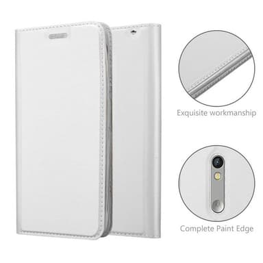 Motorola MOTO X PLAY Fodral Skal Case (Silver)