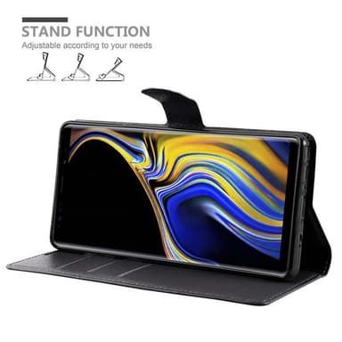 Samsung Galaxy NOTE 9 Plånboksfodral Skal (Svart)