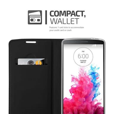 LG G3 Fodral Skal Case (Svart)