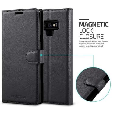 Samsung Galaxy NOTE 9 Plånboksfodral Skal (Svart)