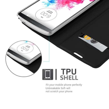 LG G3 Fodral Skal Case (Svart)