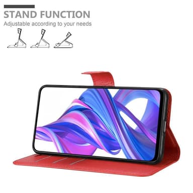 Honor 9X PRO Plånboksfodral Skal (Röd)