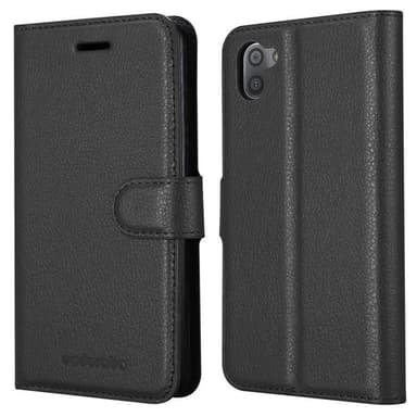 Sharp Aquos R3 Plånboksfodral Skal (Svart)
