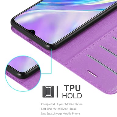 Realme X2 / XT / Oppo K5 Plånboksfodral Skal (Lila)