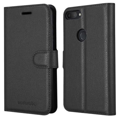 Alcatel 1S 2019 Plånboksfodral Skal (Svart)