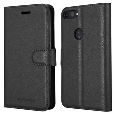 Alcatel 1S 2019 Plånboksfodral Skal (Svart)