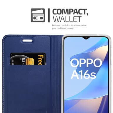 Oppo A16s / A54s Fodral Skal Case (Blå)