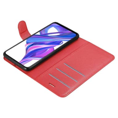 Honor 9X PRO Plånboksfodral Skal (Röd)