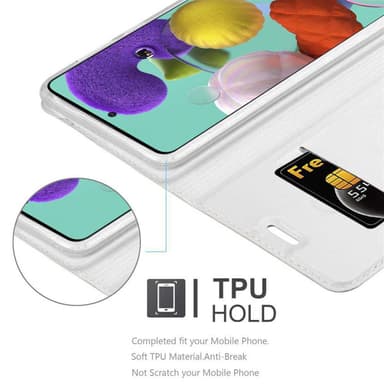 Samsung Galaxy A51 4G / M40s Fodral Skal Case (Silver)