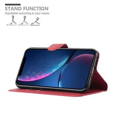 iPhone XR Plånboksfodral Skal (Röd)