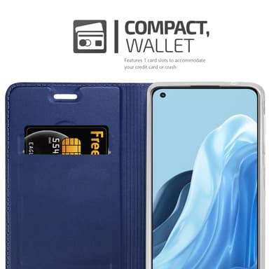 Oppo FIND X5 LITE / Reno7 5G Fodral Skal Case (Blå)