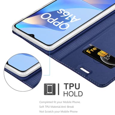 Oppo A16s / A54s Fodral Skal Case (Blå)
