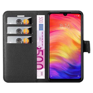 Xiaomi RedMi NOTE 7 Plånboksfodral Skal (Svart)