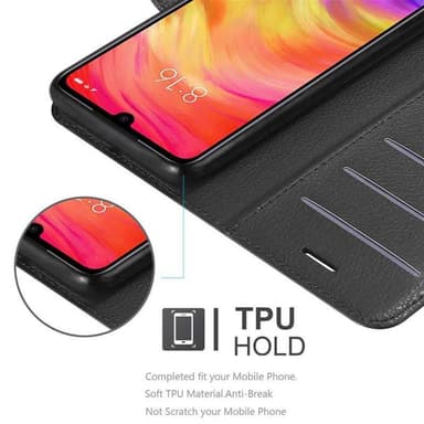 Xiaomi RedMi NOTE 7 Plånboksfodral Skal (Svart)