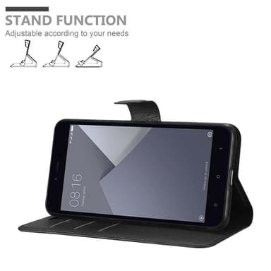 Xiaomi RedMi NOTE 5A Plånboksfodral Skal (Svart)