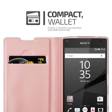 Sony Xperia Z5 COMPACT Fodral Skal Case (Rosa)