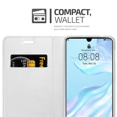 Huawei P30 Fodral Skal Case (Silver)