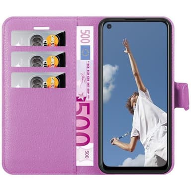 Oppo A52 Plånboksfodral Skal (Lila)