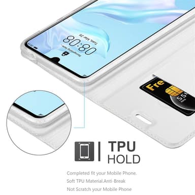 Huawei P30 Fodral Skal Case (Silver)