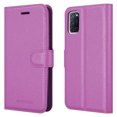 Oppo A52 Plånboksfodral Skal (Lila)