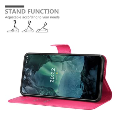 Nokia G11 / G21 Plånboksfodral Skal (Rosa)
