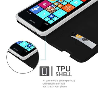 Nokia Lumia 640 Fodral Skal Case (Svart)