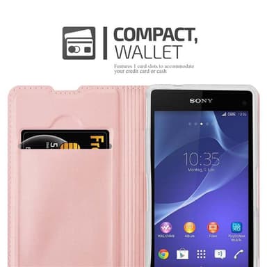 Sony Xperia Z1 COMPACT Fodral Skal Case (Rosa)