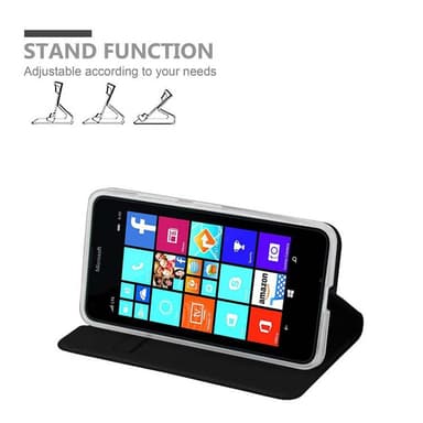 Nokia Lumia 640 Fodral Skal Case (Svart)