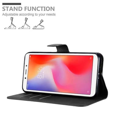 Xiaomi RedMi 6 Plånboksfodral Skal (Svart)