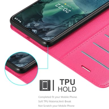 Nokia G11 / G21 Plånboksfodral Skal (Rosa)
