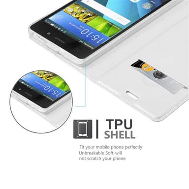 Huawei P8 LITE 2015 Fodral Skal Case (Silver)